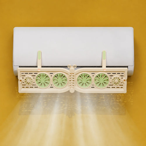 Butterfly Adjustable Air Conditioner Wind Deflector Shield