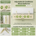 Butterfly Adjustable Air Conditioner Wind Deflector Shield